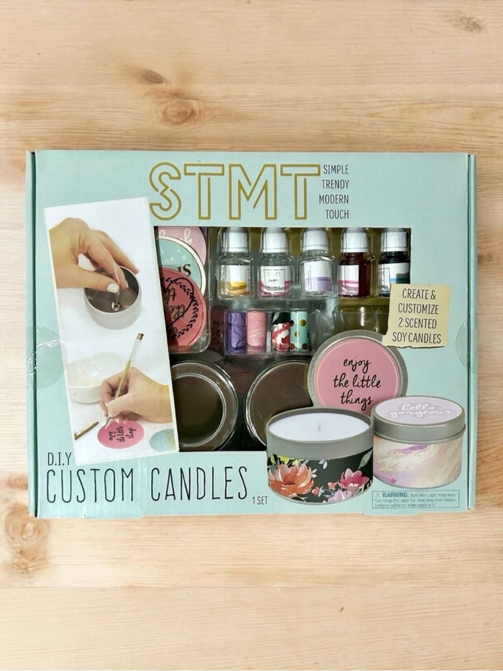 NEW DIY Custom Candles Set! Create 2 Soy Custom Candles! Includes Everything!